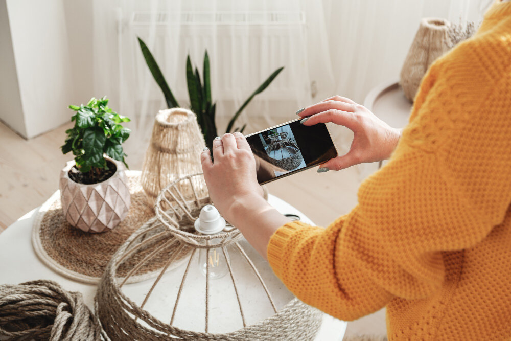 capturing home items for sale