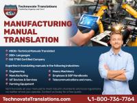 🛠️ Expert Technical Manual Translations for Manufacturers! - Manufacturing & Production Machinery listing in Cleveland
