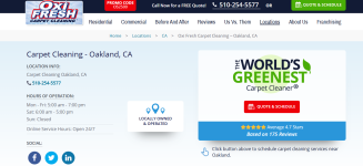 Carpet Cleaners Near Me in Oakland - Fast & Reliable Service - Carpet Cleaning listing in Oakland