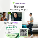 Paid On-site Motion Recording Project - Part-time - Part-Time Jobs listing in Honolulu