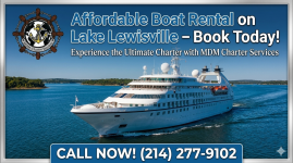 Affordable Boat Rental on Lake Lewisville – Book Today! - Short-Term Rentals listing in Lewisville