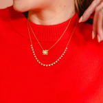 Luxury Diamond Flower Necklace | Shop L'Heritage Dallas - photo 3 / 3