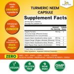 Buy Private Label Turmeric Neem Capsules In Bulk | wholistic zone - photo 2 / 3