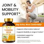Buy Private Label Turmeric Neem Capsules In Bulk | wholistic zone - photo 3 / 3