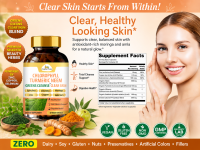 Turmeric Neem Chlorophyll Capsules for Skin, Hair and Daily Wellness - Health & Beauty Products listing in Austin