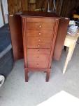 Antique 1950-1960 Solid Walnut, Oak & Bamboo Furniture - photo 6 / 6