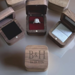 Custom Wooden Wedding Ceremony Ring Box - photo 3 / 3