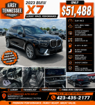 🔥 2023 BMW X7 xDrive40i 💲 ONLY $51,488 - General listing in Knoxville