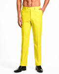 Men's Dress Pants Trousers Flat Front Slacks YELLOW CONCITOR - Promotional Services listing in Glendale