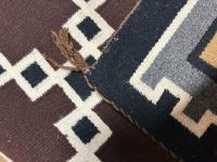 Handwoven Southwestern Geometric Rug – Black & Gray - photo 4 / 5