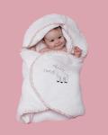 Buy Pink Hooded Baby Towel Online in the USA | Baby Towel by EleryB - Baby & Kids Clothes listing in Frisco