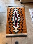 Southwestern Geometric Woven Area Rug – Orange & Black - Household listing in Washington